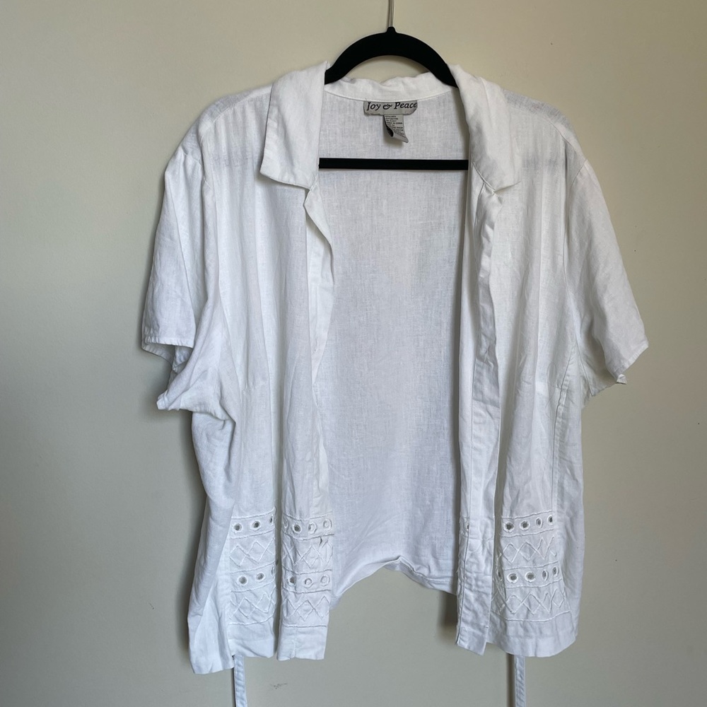 Linen Short sleeve Button down - Picture 5 of 8